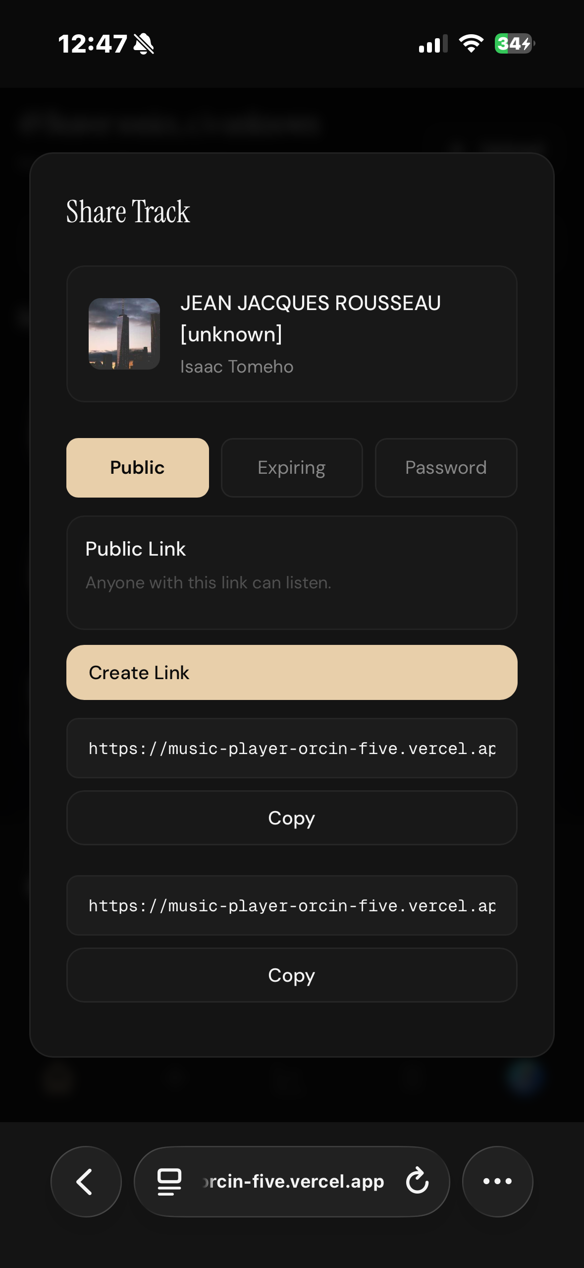 Outside Weather app screenshot